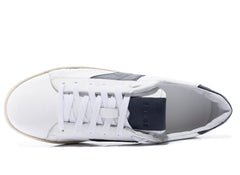 Rhude Court Shoe in White and Navy