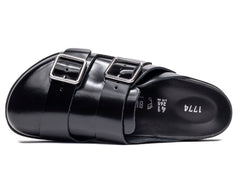 Birkenstock 1774 222 West Shiny Leather in Black