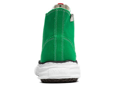 Maison Mihara Yasuhiro High Top Lace Up Sneaker in Green