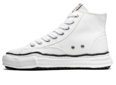 Maison Mihara Yasuhiro High Top Lace Up Sneaker in White