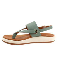 Softwalk Joliet S2409-312 Womens Green Leather Strap Sandals Shoes