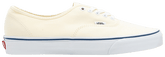 Vans Men's Cream Authentic Canvas Sneakers, VN000EE3WHT