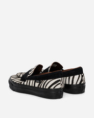 Premium Pony Hair Loafers Zebra