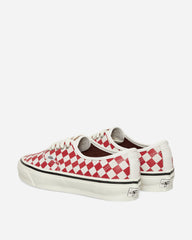 Authentic 44 Diamond Check Sneakers Red / Marshmallow