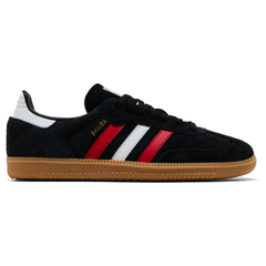 Adidas Originals Men's Samba OG Sneakers, Black/ White / Scarlet, IG1824