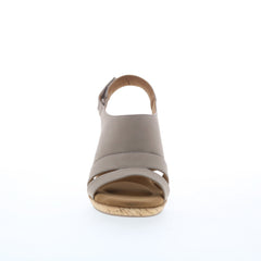 Rockport Briah Slingback CJ4800 Womens Beige Nubuck Slingback Sandals Shoes
