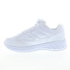 Emeril Lagasse Dixon Tumbled EZ-Fit Womens White Athletic Work Shoes