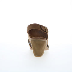 Eurosoft by Sofft Taite ES0035406 Womens Brown Suede Heeled Sandals Shoes