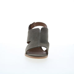 Eurosoft by Sofft Taite ES0035408 Womens Gray Suede Heeled Sandals Shoes