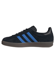 Adidas Originals Men's Black & Blue Gazelle Indoor Sneakers, JQ2692
