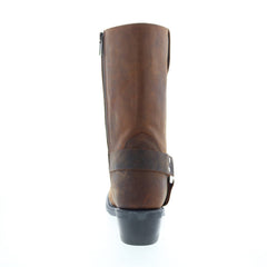 Jama Old West Harness Boot MB2060L Womens Brown Leather Western Boots