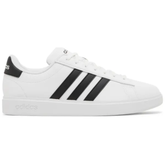 Adidas Men's White Grand Court 2.0 Sneakers, GW9195 (No Box)