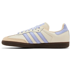 Adidas Originals Women's Cream/Violet Samba OG Sneakers, JI2678 (No Box)