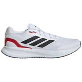 Adidas Men's White Runfalcon 5 'White Black Scarlet' Sneakers, IE8818 (No Box)