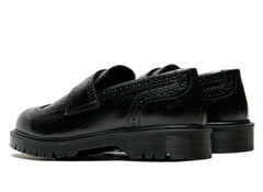 Dr. Martens Penton Brogue Emboss Leather Loafers in Black