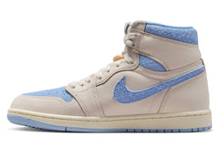 Women's Air Jordan 1 Retro Hi OG in Pale Ivory / Psychic Blue