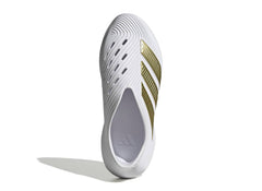 Adidas Purechill Slides in White / Gold Metallic