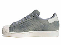 Adidas Superstar II in Halo Silver / Core White