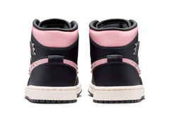 Women's Air Jordan 1 Mid SE in Anthracite / Metallic Silver