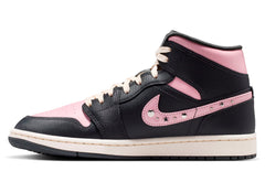 Women's Air Jordan 1 Mid SE in Anthracite / Metallic Silver
