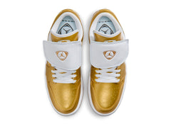 Women's Air Jordan 1 Low in Gold