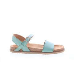 Softwalk Upland S2419-373 Womens Blue Leather Strap Sandals Shoes