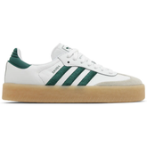 Adidas Originals Women's White/Green Sambae Sneakers, ID0440