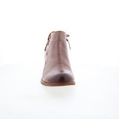 Sofft Aleah SF0070305 Womens Brown Leather Zipper Ankle & Booties Boots
