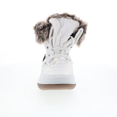 Wanderlust Snow Flake T18653 Womens White Wide Synthetic Casual Dress Boots