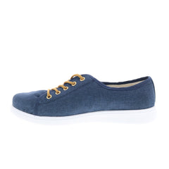 Hitchcock Emma W311 Womens Blue Wide Canvas Lifestyle Sneakers Shoes