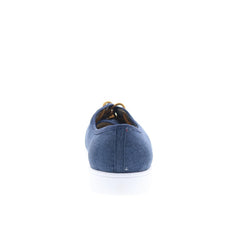 Hitchcock Emma W311 Womens Blue Extra Wide Canvas Lifestyle Sneakers Shoes