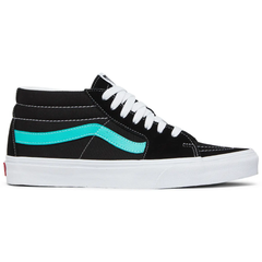 Vans Mens Sk8 Mid Classic Sport Sneakers, Black Waterfall, VN0A3WM34FV