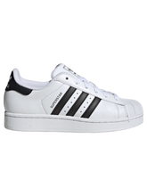 Adidas Originals White Women's Superstar II Sneakers, JH7032 (Damaged Box)