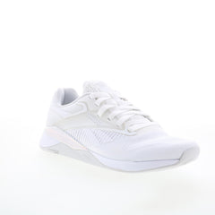 Reebok Nano X4 Womens White Mesh Lace Up Athletic Cross Training Shoes