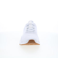 Reebok Zig Dynamica STR Womens White Canvas Lace Up Athletic Running Shoes