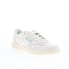 Reebok Court Advance Womens Beige Leather Lace Up Lifestyle Sneakers Shoes