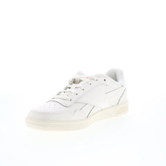 Reebok Court Advance Womens Beige Leather Lace Up Lifestyle Sneakers Shoes