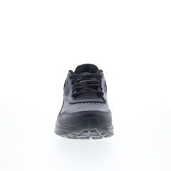 Reebok Walk Ultra Dmx 7 Max Womens Black Leather Lifestyle Sneakers Shoes