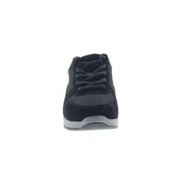 Drew Tuscany 10555-19 Womens Black Wide Suede Lifestyle Sneakers Shoes