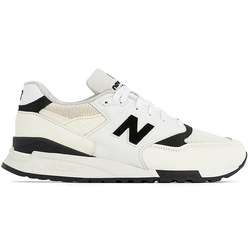 New Balance Men's Made in USA 998 White/Black, U998TI