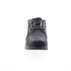 Skechers Bobs Chill Lugs Snuggle Life Womens Black Canvas Chukkas Boots