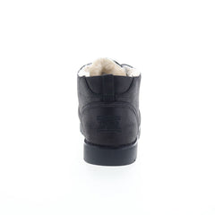 Skechers Bobs Chill Lugs Snuggle Life Womens Black Canvas Chukkas Boots