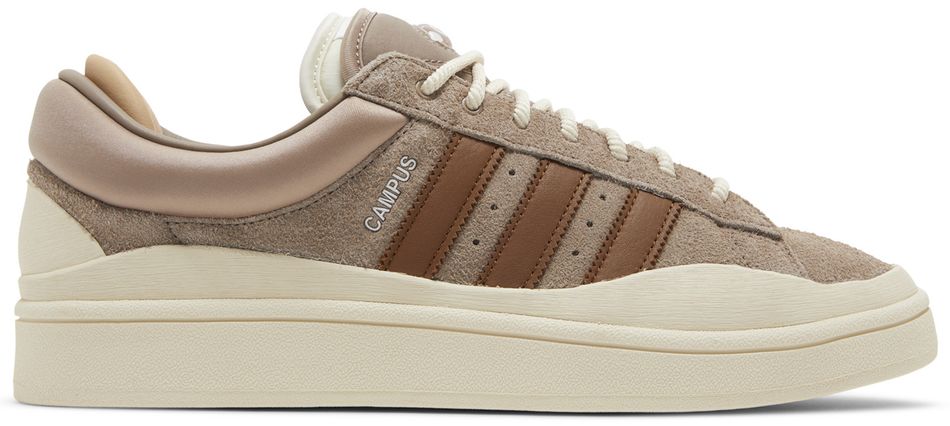 Adidas Originals Men's Brown/Beige Bad Bunny x Campus Sneakers, ID2529