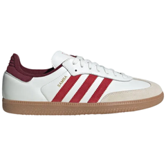 Adidas Originals Men's White Samba OG 'White Scarlet Shadow Red', JI3201