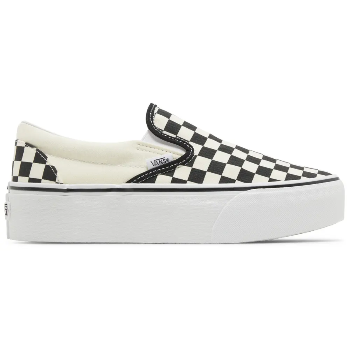 Vans Mens White Classic Slip-On Stackform Sneakers, VN0A7Q5RTYQ
