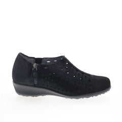 Drew Metro 14794-16 Womens Black Leather Loafers Casual Shoes
