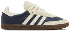 Adidas Originals Men's Blue/Cream White Samba OG Sneakers, IG1968