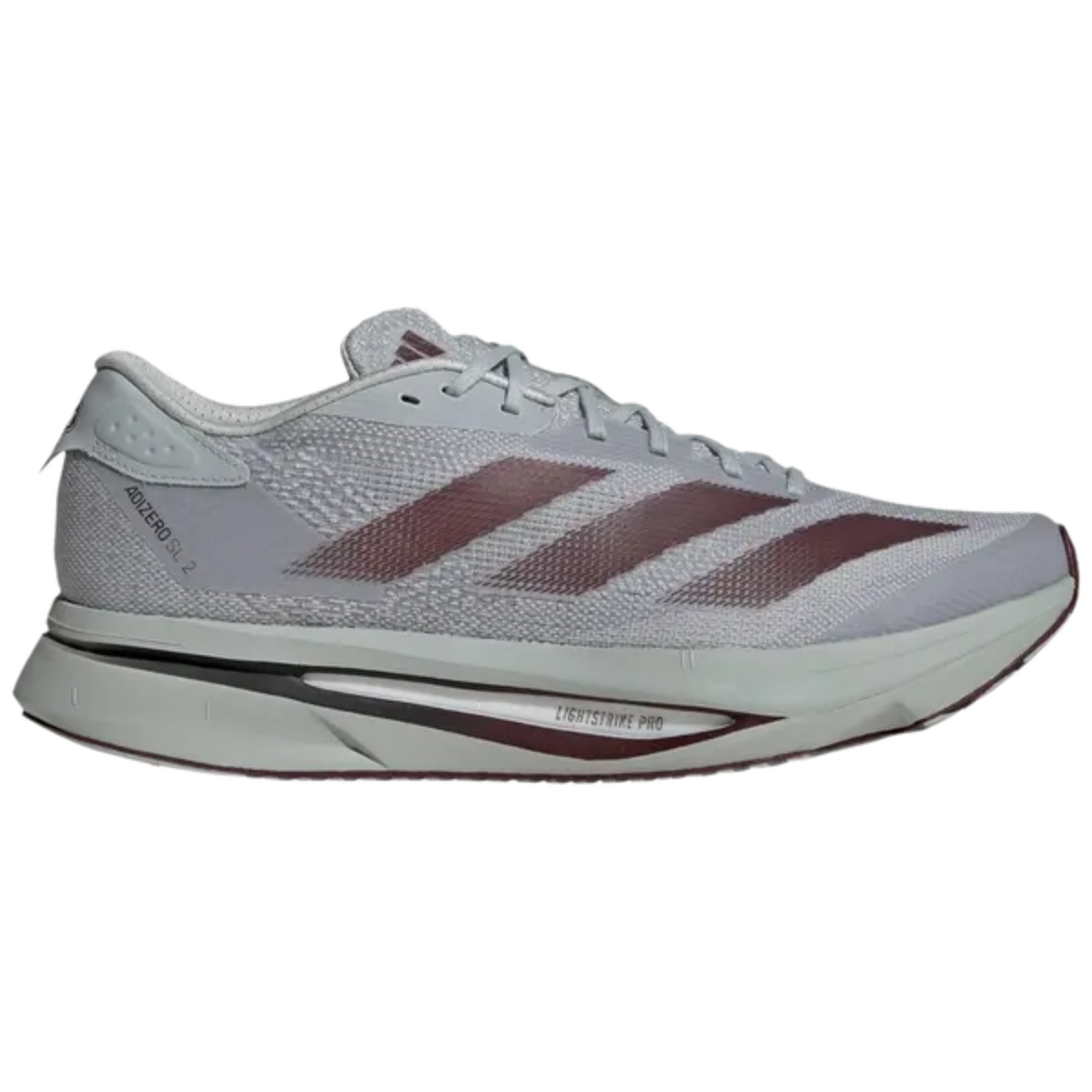 Adidas Men's Grey/Maroon Adizero SL2 Sneakers, JQ0233 (No Box)