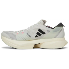 Adidas Men's White/Linen Green Adizero Adios Pro 3 Sneakers, GV7067 (No Box)