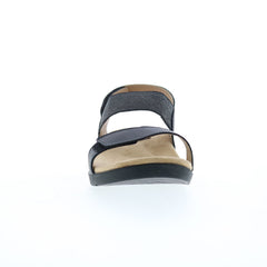 Spenco Sanabel 20216 Womens Black Synthetic Strap Sandals Shoes